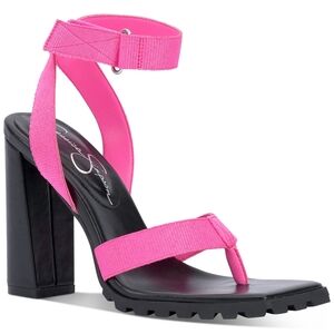 Jessica Simpson Women Pink Strappy Sandals